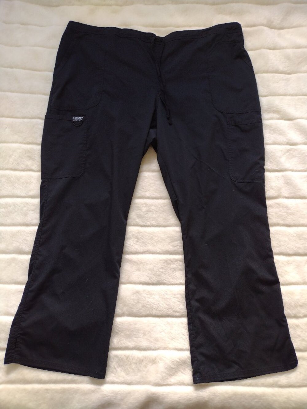 Cherokee Workwear Women's Scrub Pants Size 3XL Black